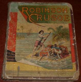 Robinson Crusoe ILLUSTRATED 1882 Edition  
