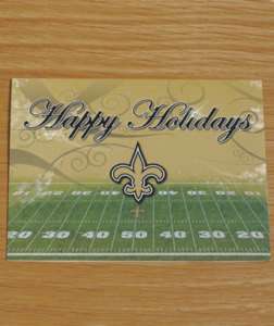 15 pack New Orleans Saints Christmas Greetings Cards  
