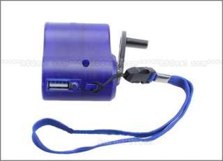 New Dynamo Hand Crank USB Cell Phone Emergency Charger  