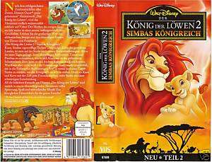 VHS) Der König der Löwen 2 Simbas Königreich (Walt Disney)  