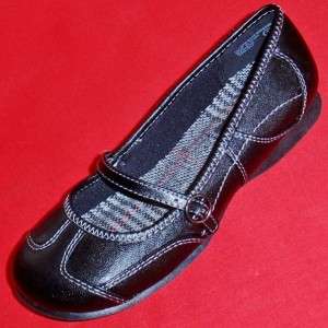 NEW Girls SODA Black Flats Mary Jane Shoe 9 insole  