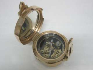 Kompass nautik Peilkompass Brunton Kompaß S. London  