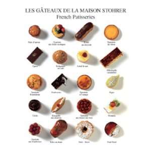 Pralinen   Französische Kuchen Poster Kunstdruck (30 x 24cm)  
