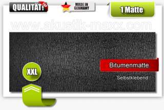 1x Bitumen XXL 2,0 Dämmmatten ADM Bitumenmatten Dämm  