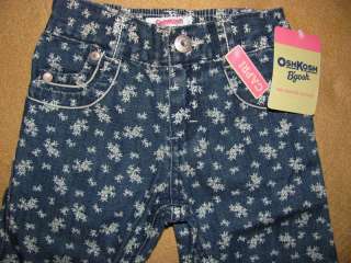   CAPRIs Elastic Waist VINTAGE FLORAL Jeans Pants NWT Girls US 3T $26