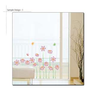Vinyl Wall Art Sticker ★ SWEET FLOWERS ★ Mural Decals  