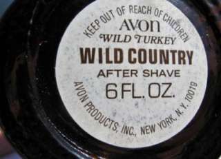 Vintage Avon Turkey Wild Country Cologne Decanter  
