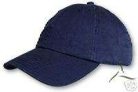 Hemp/Organic Cotton Baseball Hat   Blue Eco Washed Cap  