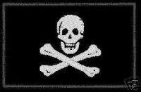 Embroidered flag patch   Pirates  