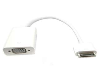 Apple iPad 2 iPhone 4 to VGA RGB Projector connection cable to HDTV 