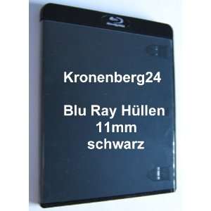 70 Stück Kronenberg24 Blu Ray Hüllen 11mm schwarz  