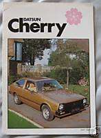 1980 Datsun Cherry Brochure  