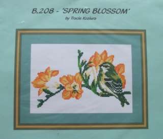 Spring Blossom Bird Cross stitch kit  