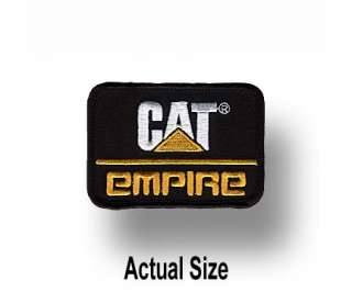 LOT   CAT EMPIRE Iron On Sew On Embroidered PATCH Caterpillar Trucker 
