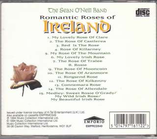   THE SEAN ONEILL BAND   ROMANTIC ROSES OF IRELAND   CD (COME 