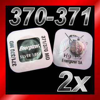 Energizer 370 371 V370 V371 D371 AG6 SR920W SR69 Watch Batteries 
