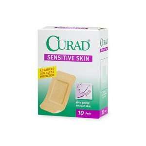  Curad Sensitive Skin Bandages Extra Large   10 ea Health 