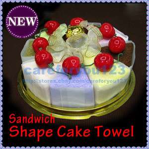 Fashionable Present Durable Lovely Sandwich Shape Household Cake 