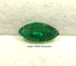 NATURAL EMERALD MARQUISE CUT LOOSE 7.21x3.50x2.81mm. 0.34ct. PK16 NOT 