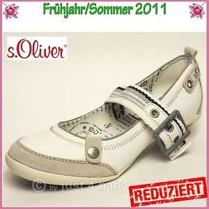 30% RABATT, trendy s.Oliver Ballerina weiss F/S 2011  