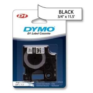 Dymo Corporation Tape Cartridge, Nylon Fabric Tape, 3/4x12, Black on 
