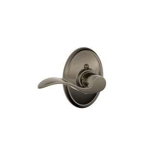   Pewter Dummy Accent Style Lever with Wakefield Rose