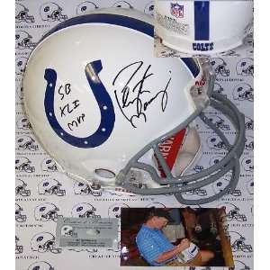  Peyton Manning   Autographed Official Full Size NFL Helmet 