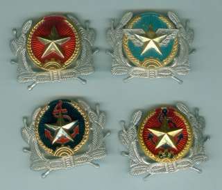   4 types Vietnam army insignia badge for hat cap