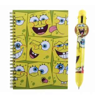 spongebob squarepants note pad and pen set 100 % official nickelodeon 