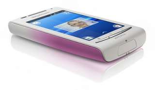 NEW SONY ERICSSON X8 WHITE & PINK MOBILE PHONE UNLOCKED  