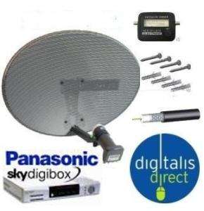 Panasonic Sky Digibox Receiver,Satellite Finder + Dish  