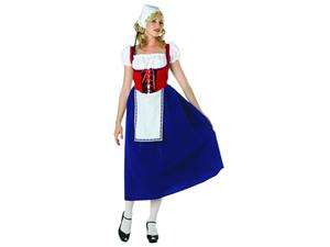    Swiss Miss Maiden Girl Dress Costume Adult Large