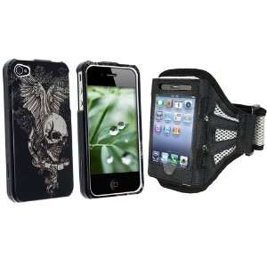   Armband Black Silver Compatible With Apple® iPhone® 4 16GB 32GB