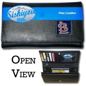  St. Louis Cardinals Genuine Leather Womens Female Clutch 