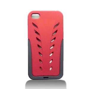   Red/Black Rubberrized HARD Protector Case Cell Phones & Accessories