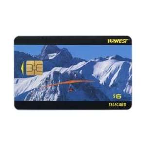  Collectible Phone Card $5. Adventure Hang Glider   Snow 