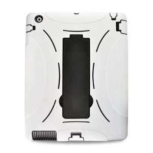  [Buy World] for Ipad 3 Hybrid Case Black +White with Stand 