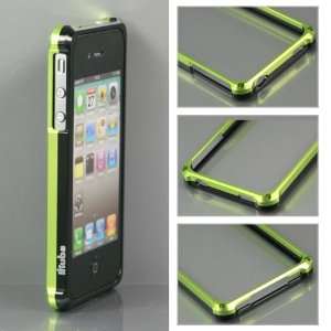 Black and Green / Aluminum Metal Bumper Case / Cover for Apple iPhone 