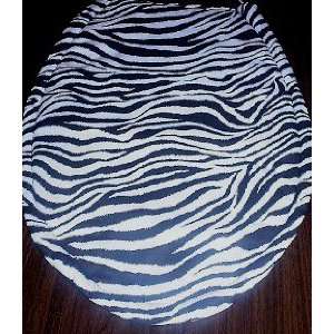  New Toilet Seat Lid Cover made from Wild Zebra Stripes 