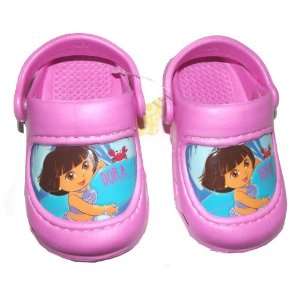 Dora the Explorer Toddler Sandals Croc Shoes Slippers Size 