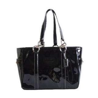  Coach Black Patent Leather Gallery Tote 12839 Clothing