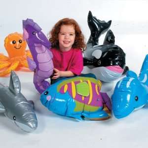 Under The Sea Giant Inflates (6 pc)  Toys & Games  