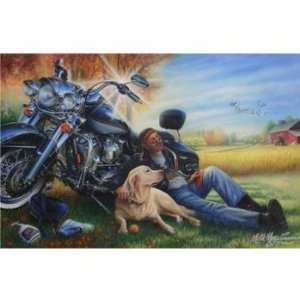   Marc Lacourciere MANS BEST FRIEND Motorcycle Dog 