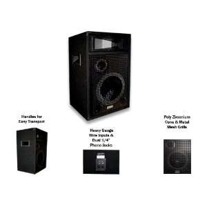   BR10 Pro DJ 10800 Watt 3 Way PA Studio Monitor Speaker Electronics