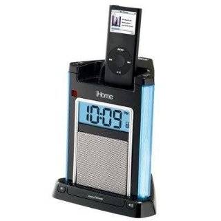 iHome iH4 Alarm Clock Speaker System with Dock for iPod (Black)