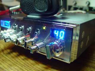 GENERAL HP 40W 10 METER MOBILE HAM RADIO TRANSCEIVER, W/OVER 100 WATTS 