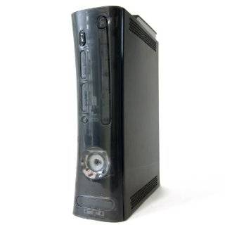 Xbox 360 CLEAR GHOST CASE   SMOKE CASE/HDMI/BLUE LIGHTS Xbox 360