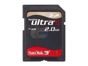   Ultra II 2GB Secure Digital (SD) Flash Card Model SDSDH 2048 901