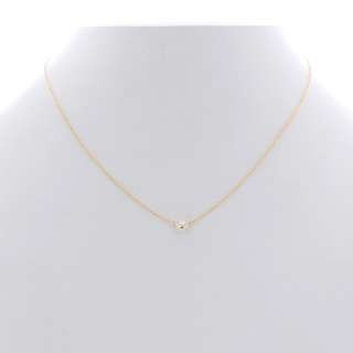  diamond solitaire necklace product features diamonds 0 33 carats 