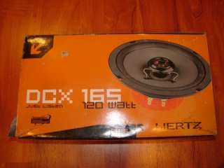 Pair 2 Speakers 2 Way Coaxial 165mm 6.5 120 Watt Hertz DCX 165  